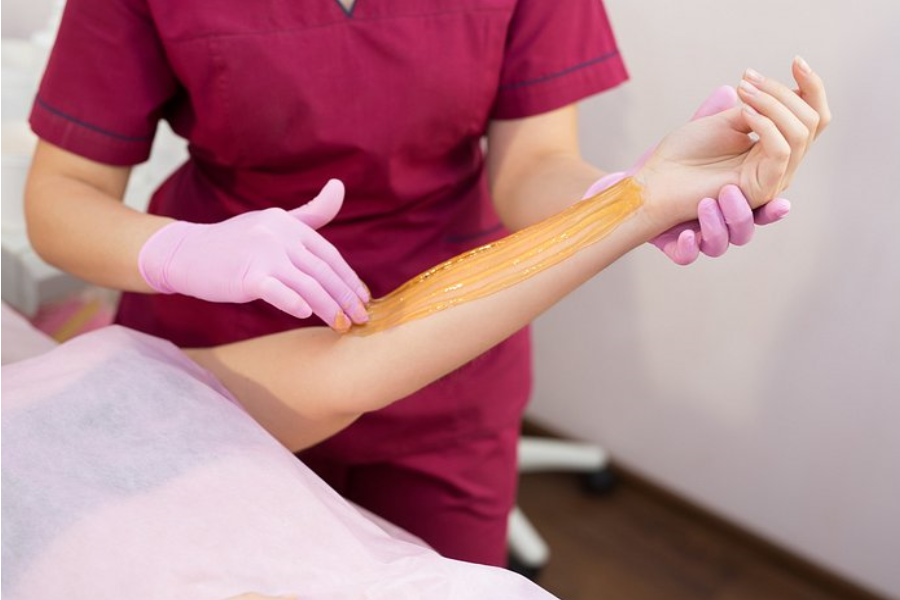 Haarentfernung Sugaring